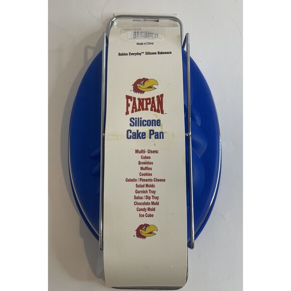 KANSAS JAYHAWKS KU Silicone Cake Snack Pan - Picture 4 of 4